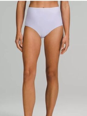 Lululemon Waterside High-Waist Medium Coverage Swim Bottoms Pastel Blue size 4